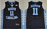 North Carolina #11 Brice Johnson Black Basketball Stitched NCAA Jersey,baseball caps,new era cap wholesale,wholesale hats